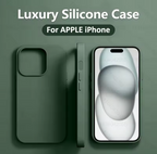 Coque de téléphone en Silicone liquide de luxe