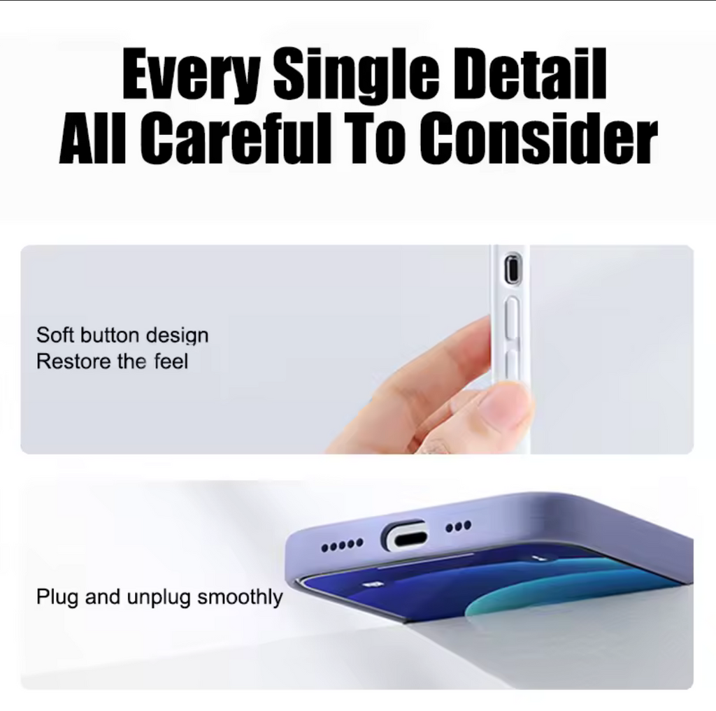 Coque de téléphone en Silicone liquide de luxe