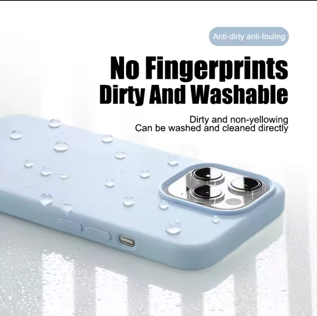 Coque de téléphone en Silicone liquide de luxe