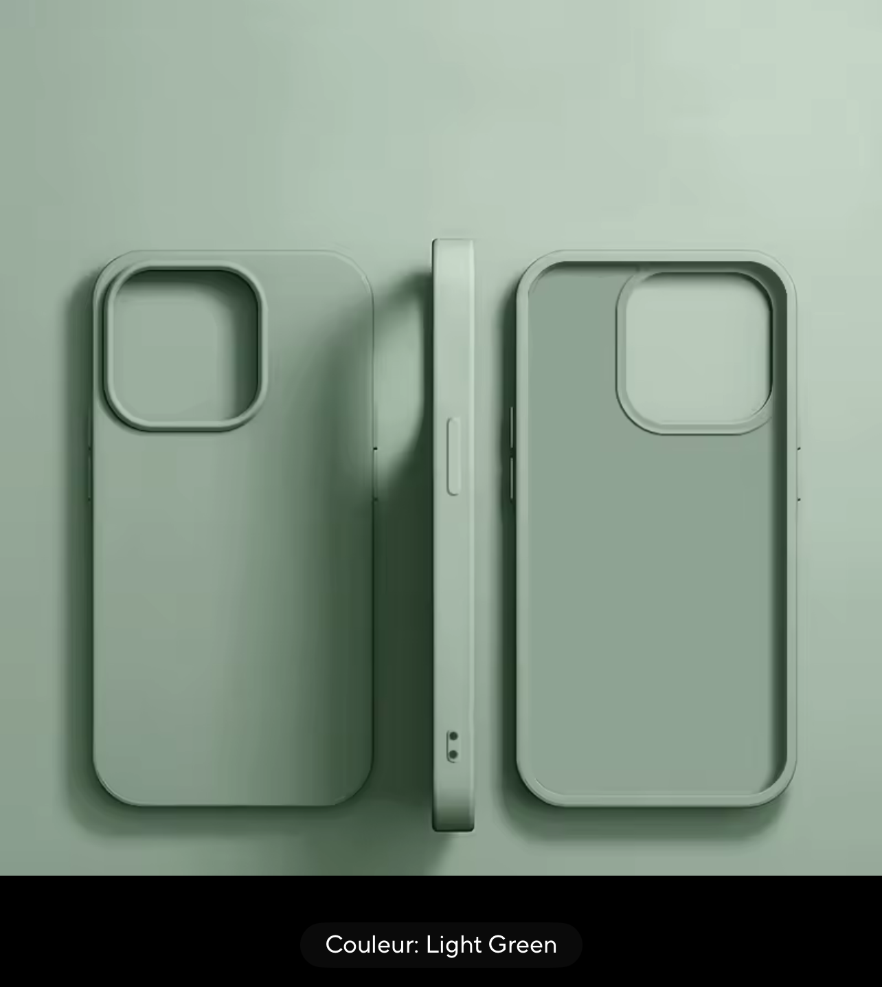Coque de téléphone en Silicone liquide de luxe