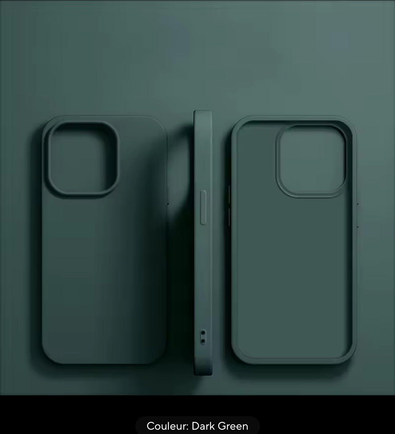 Coque de téléphone en Silicone liquide de luxe