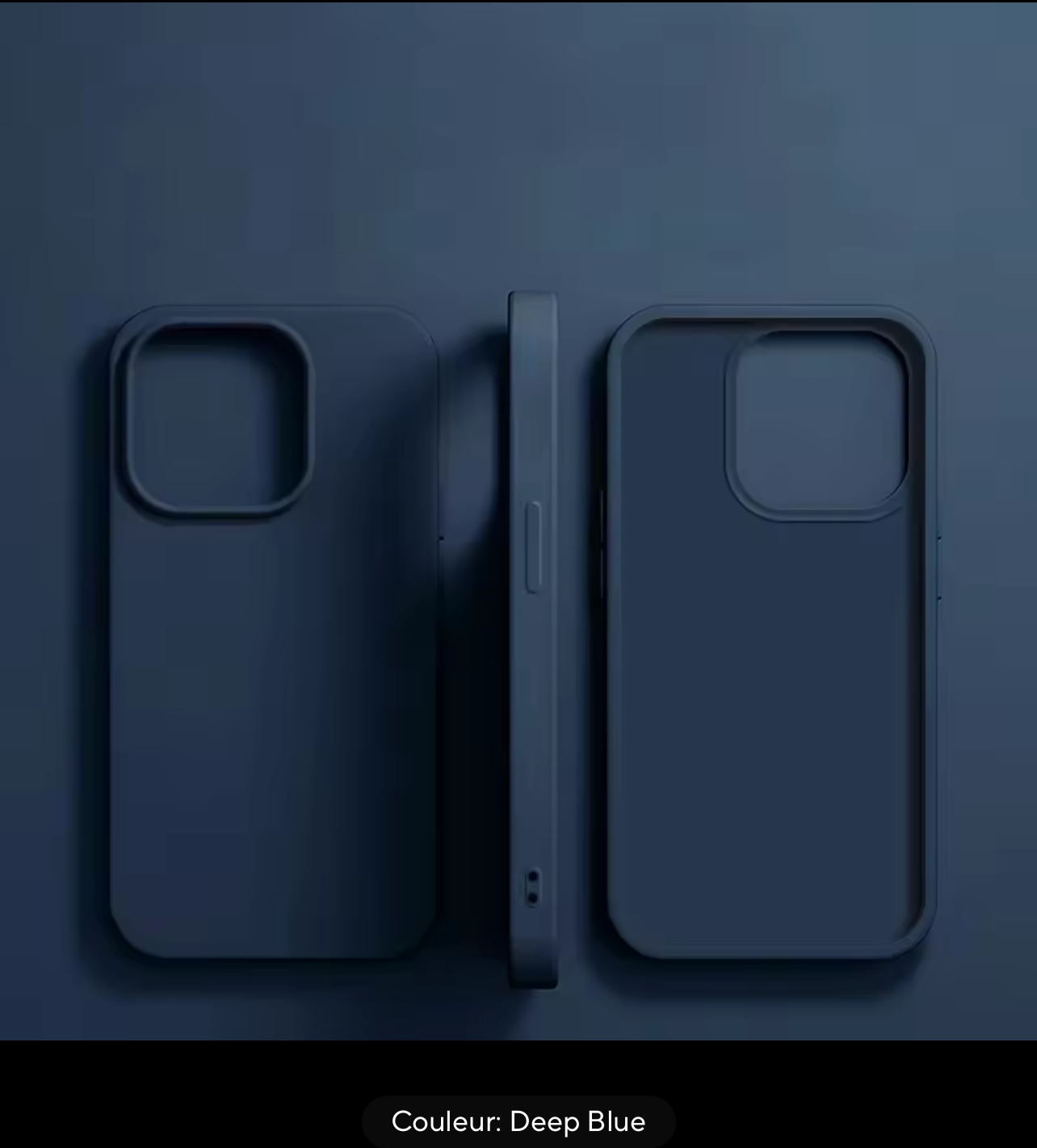 Coque de téléphone en Silicone liquide de luxe