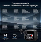 Écouteurs  traducteur de langue