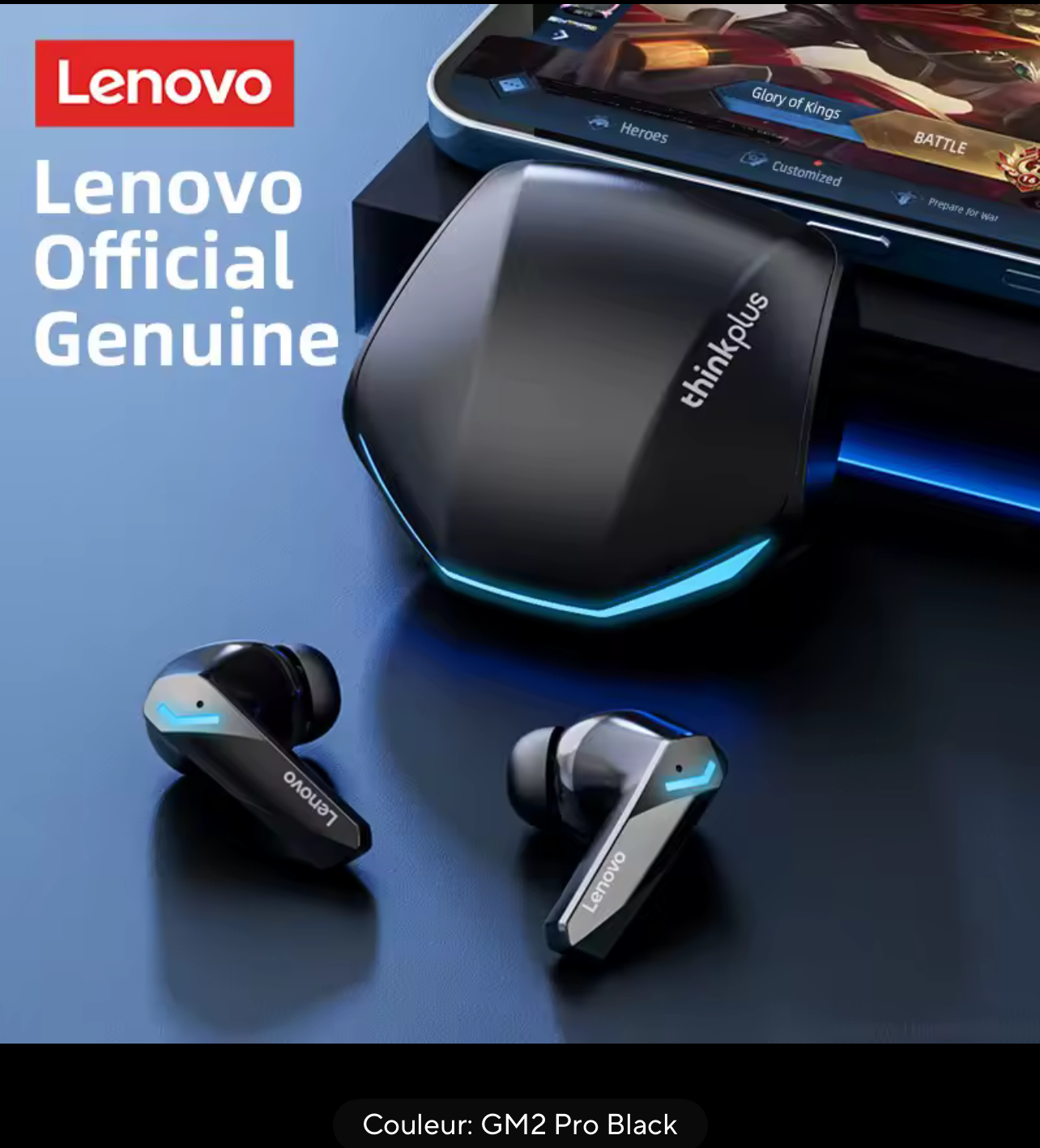 Lenovo GM2 Pro TWS casque stéréo HIFI sans fil