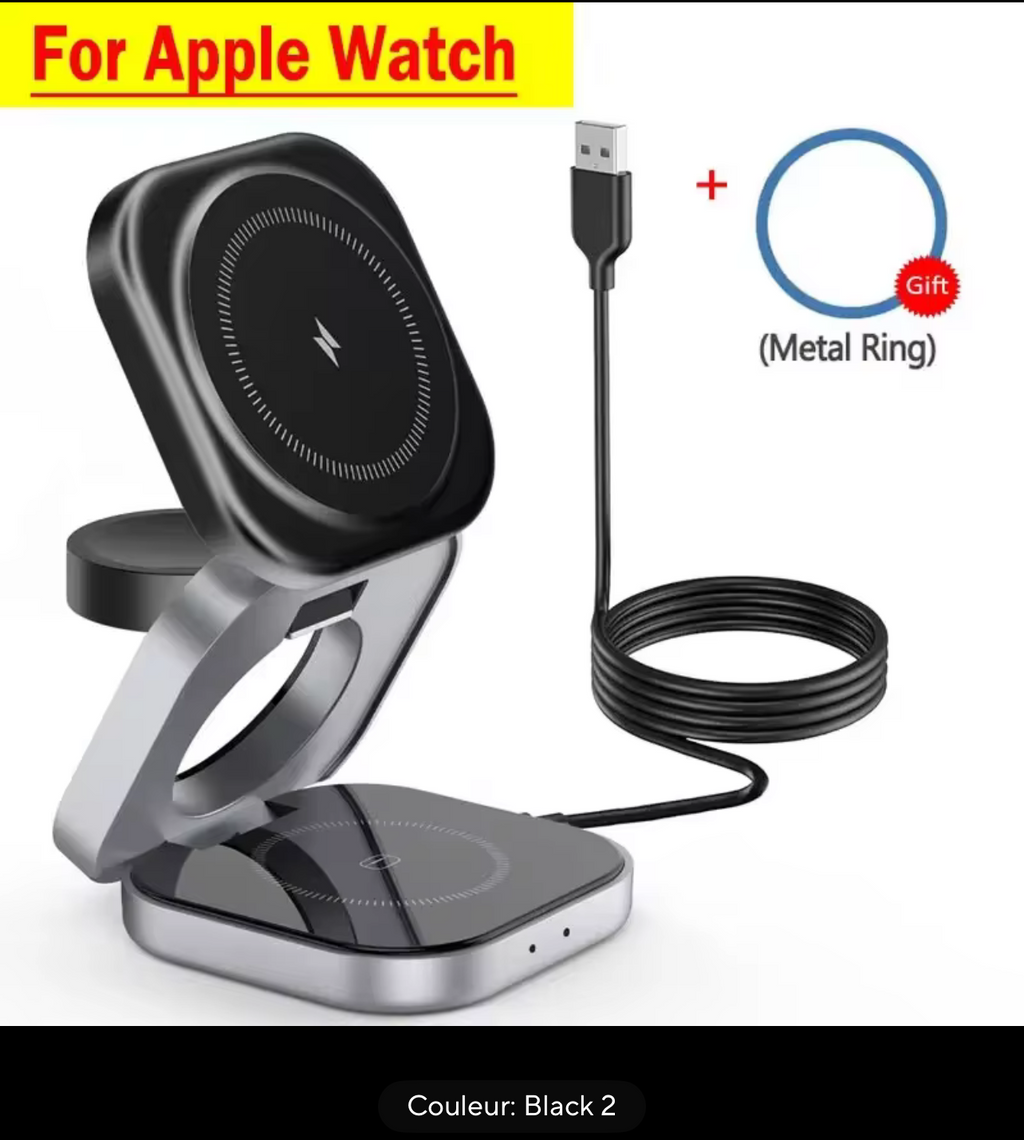 Station de charge pliable 30W 3 en 1