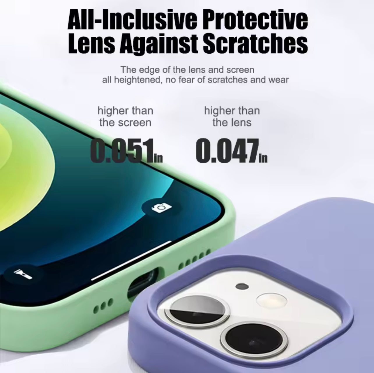 Coque de téléphone en Silicone liquide de luxe